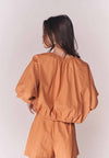 Solstice Broniah Quarter Sleeve Top (Apricot)
