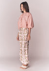 Solstice Broniah Quarter Sleeve Top (Blush)