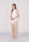 Camp Butter Sleeveless Top (Off-white)