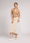 Carson Skirt (Striped Cream)