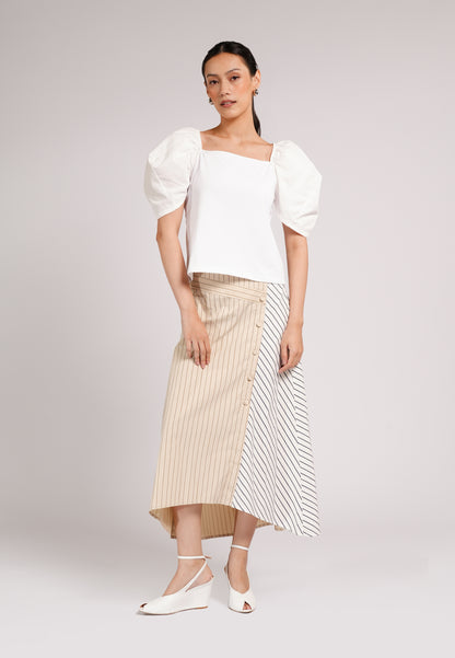 Casper Short Sleeve Top (White)