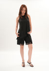 Archetype Refined Caviar Sleeveless Top (Black)