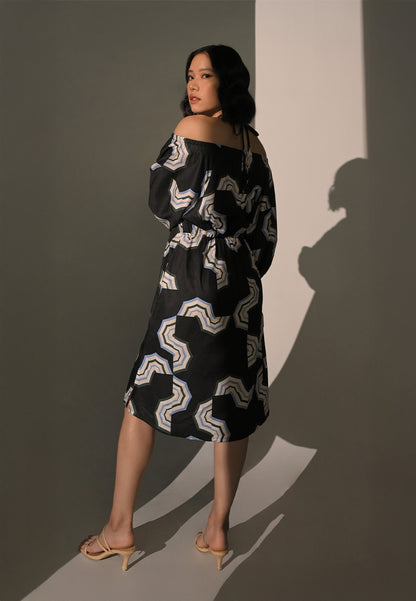 Chance Quarter Sleeve Dress (Multi)