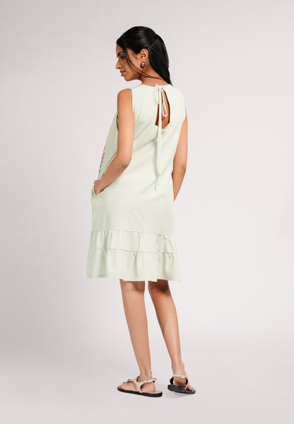 Clayd Sleeveless Dress (Mint)