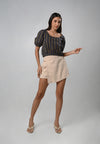 Cypress Short Sleeve Top (Navy gold)