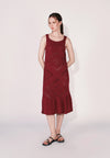 Camp Dalwich Sleeveless Dress (Burgundy)