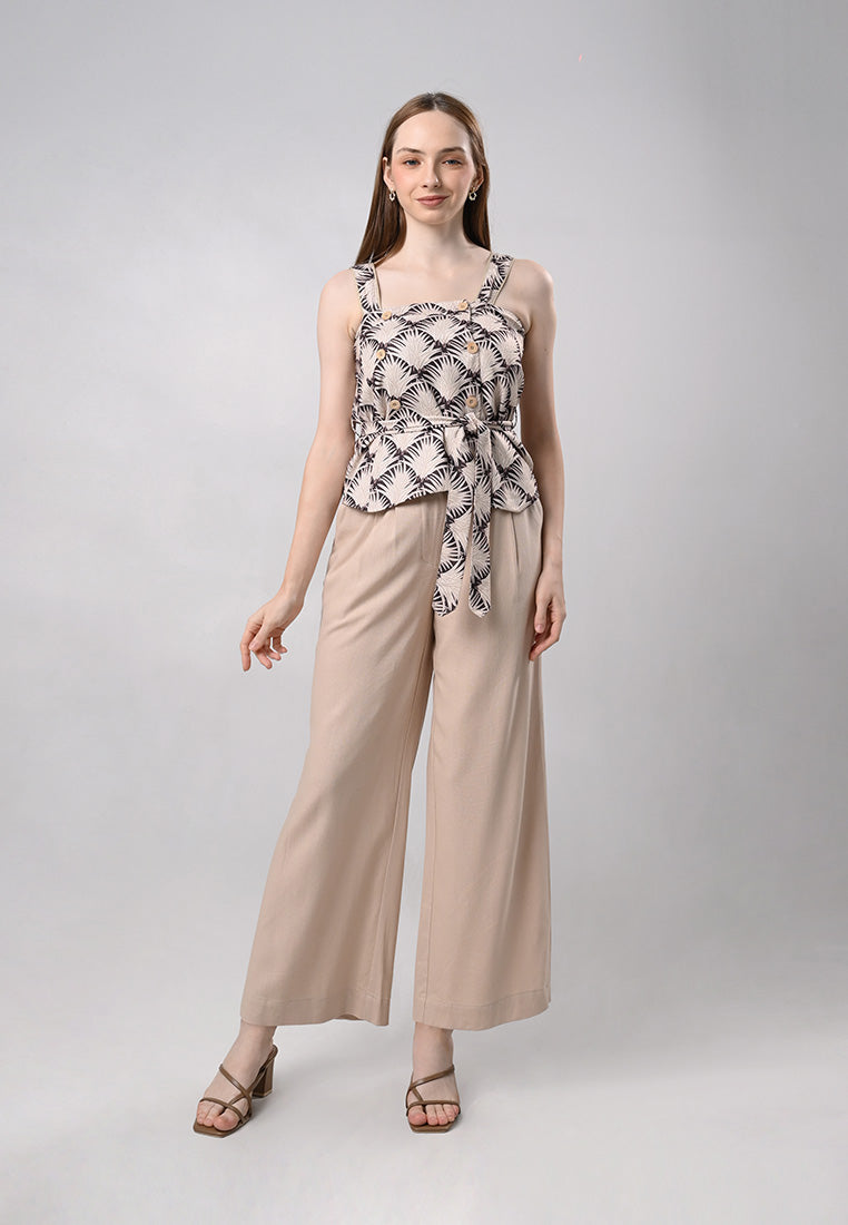 Darcey Sleeveless Detach Strap Top (Multi)