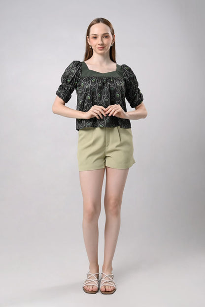 Debram Short Sleeve Top (Multi)