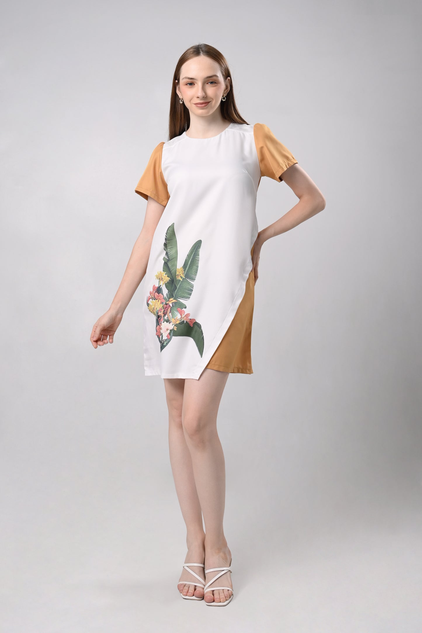 Devion Short Sleeve Dress (Multi)