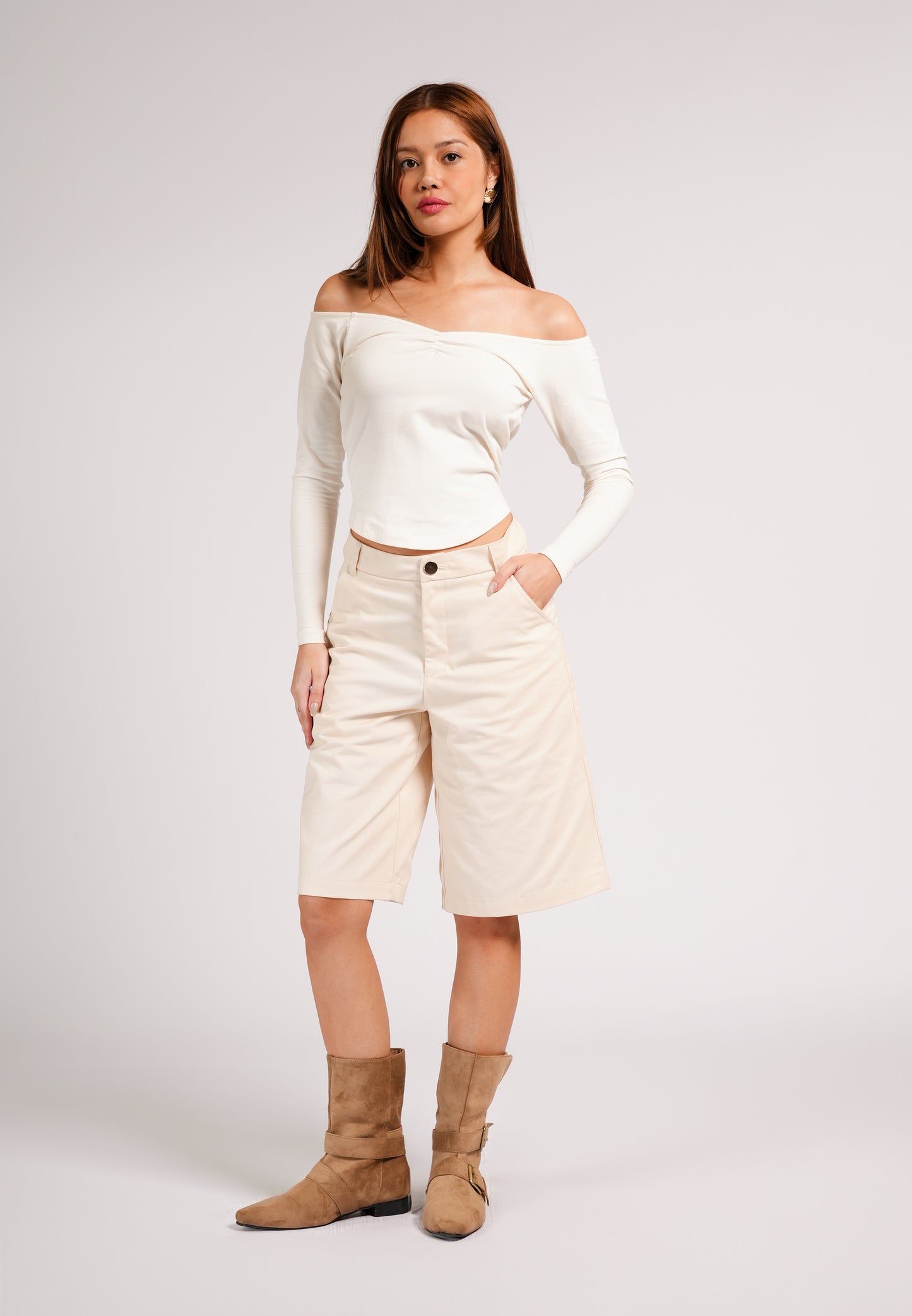 DNM Studios 2026 Dutch Jorts (Cream)