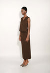 Archetype Edell Sleeveless Top (Choco Brown)
