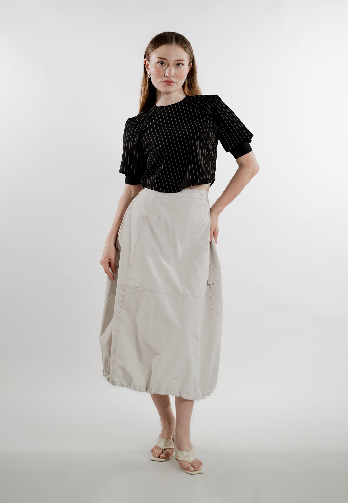 Eyla Skirt  (Light Gray)