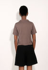 Archetype Eryx Short Sleeve Top (Brown)