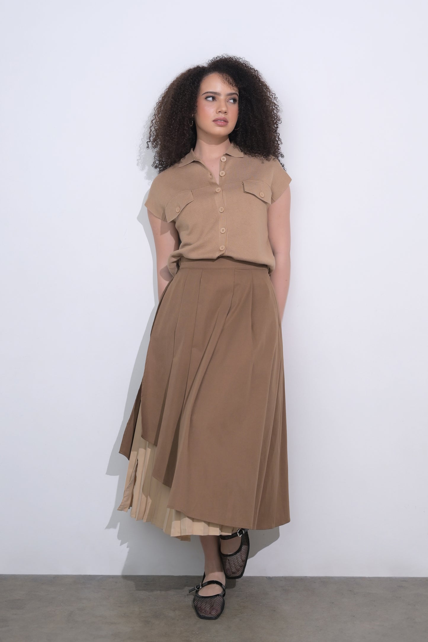 Raf Espresso Skirt  (Brown)