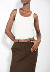 Archetype Essence Sleeveless Top (Off-white)