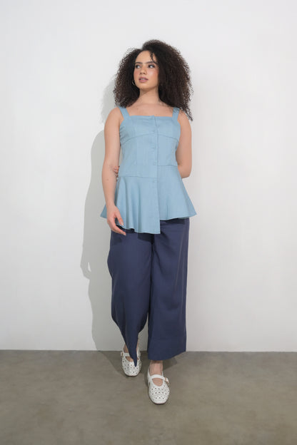 Raf Fargo Sleeveless Top (Blue Dnm)