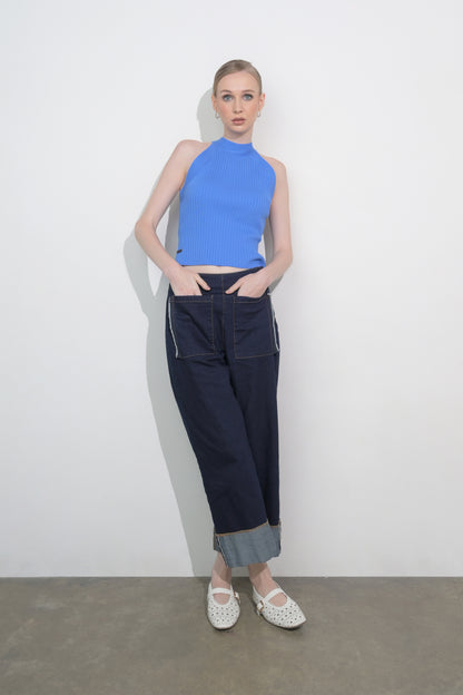 Raf Ferrera Sleeveless Top (Blue)