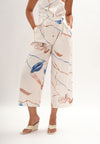 Fiasco Sleeveless Pantsuit (Printed Cream)