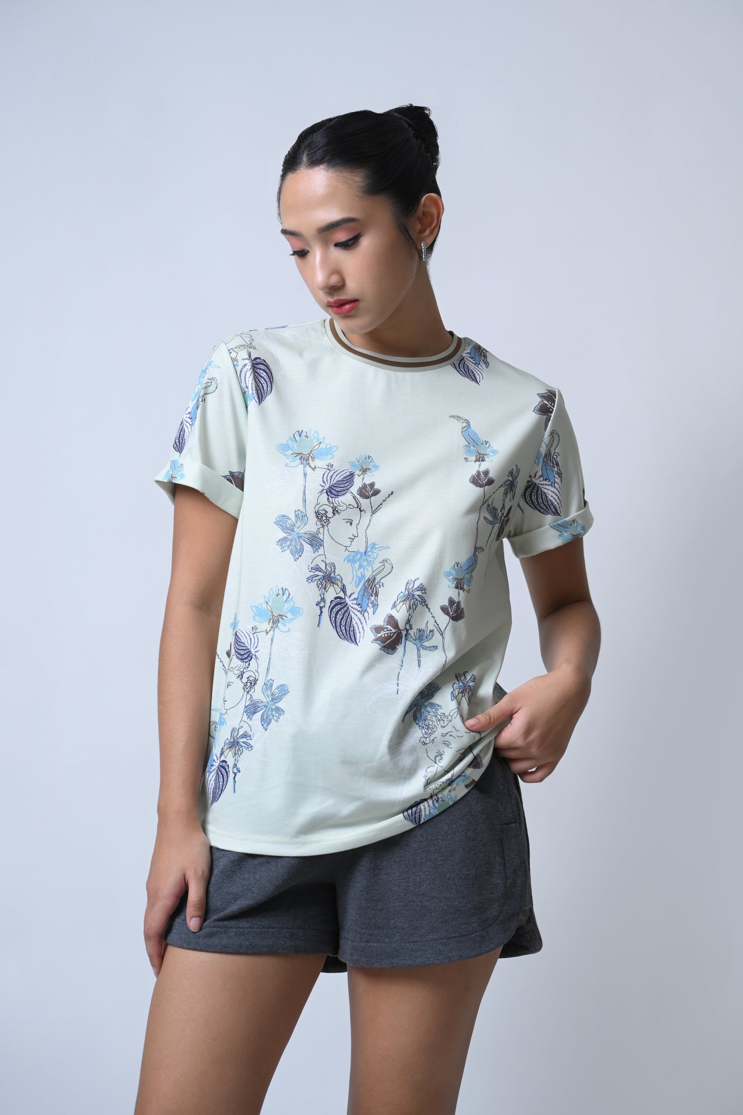 Flatter Short Sleeve Shirt Top