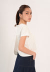 Floppy Short Sleeve Top (Offwhite)