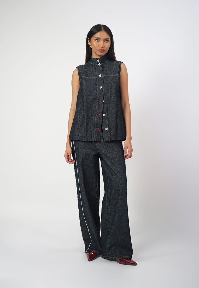 Raf Franco Pants (Dark Blue)