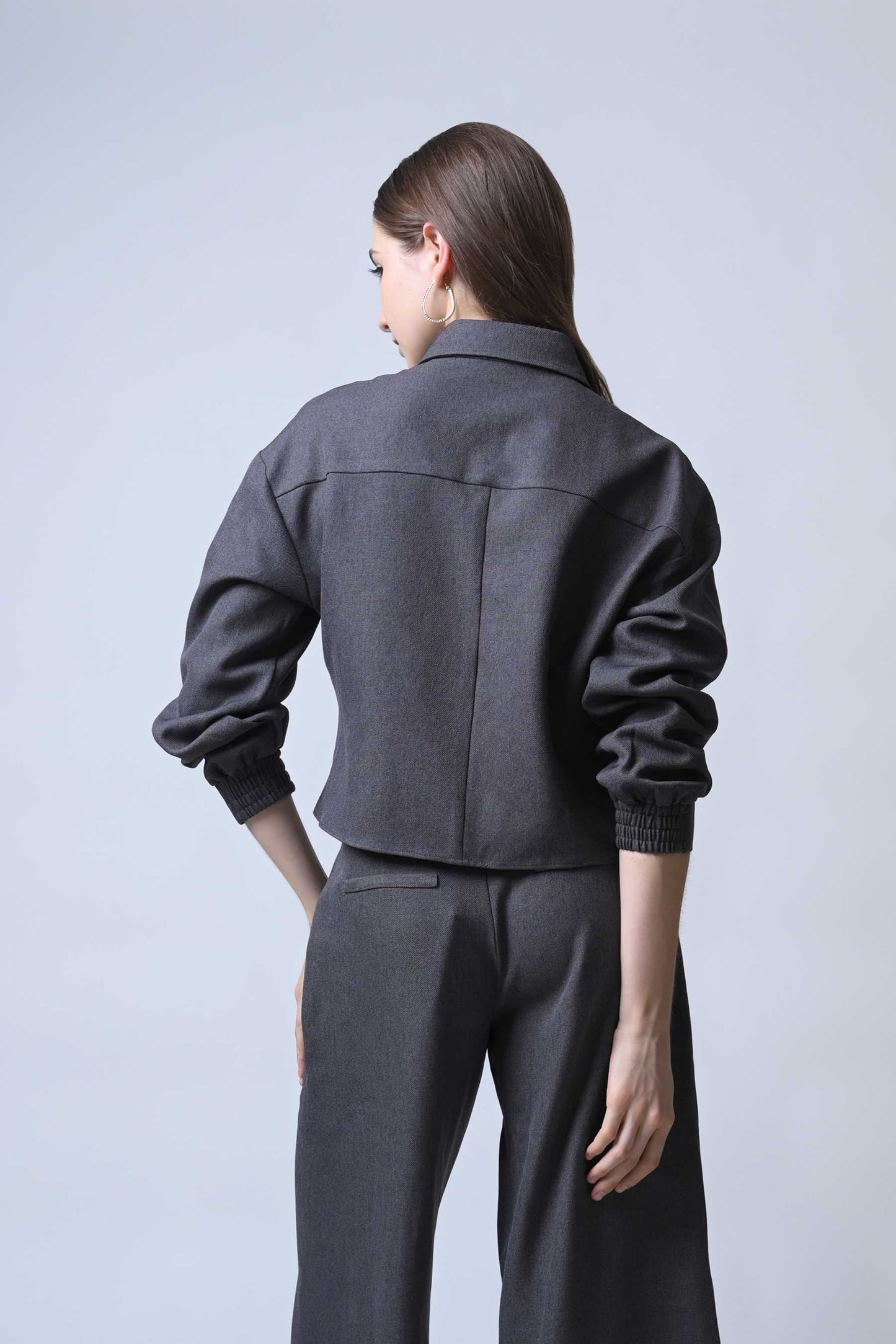 Frappe Long Sleeve Jacket (Charcoal)