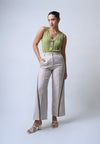 Frisky Sleeveless Top (Matcha)