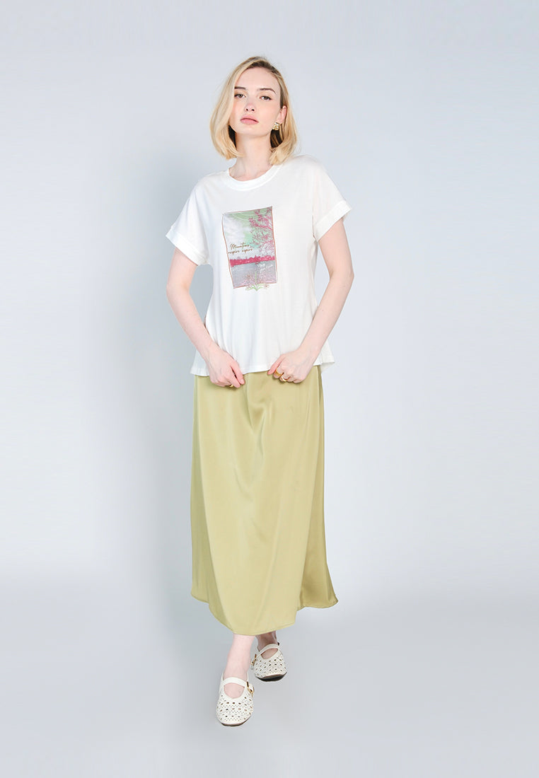Nobleza Fuentes Skirt (Lime)