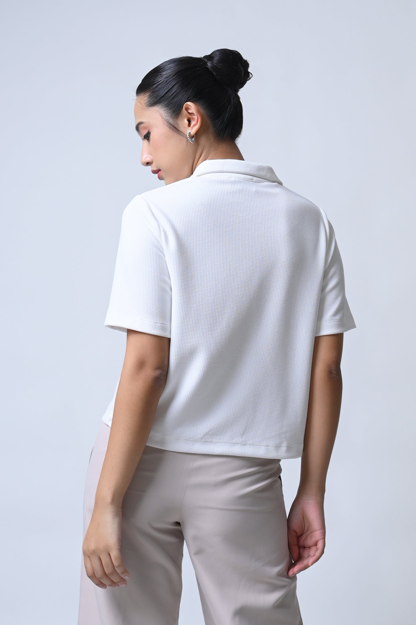 Funky Short Sleeve Top (Offwhite)