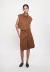 Gaella Extended Sleeve Top (Toffee)