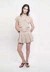 Gaile Shorts (Taupe)
