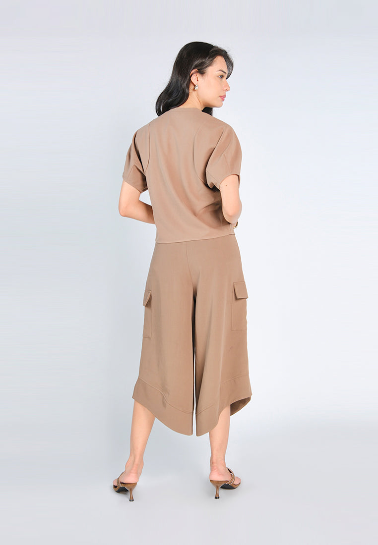 Nobleza Garner Culottes (Brown)