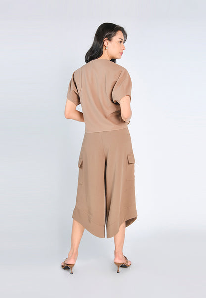 Nobleza Garner Culottes (Brown)