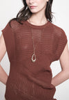 Garnier Extended Sleeve Top (Toffee)
