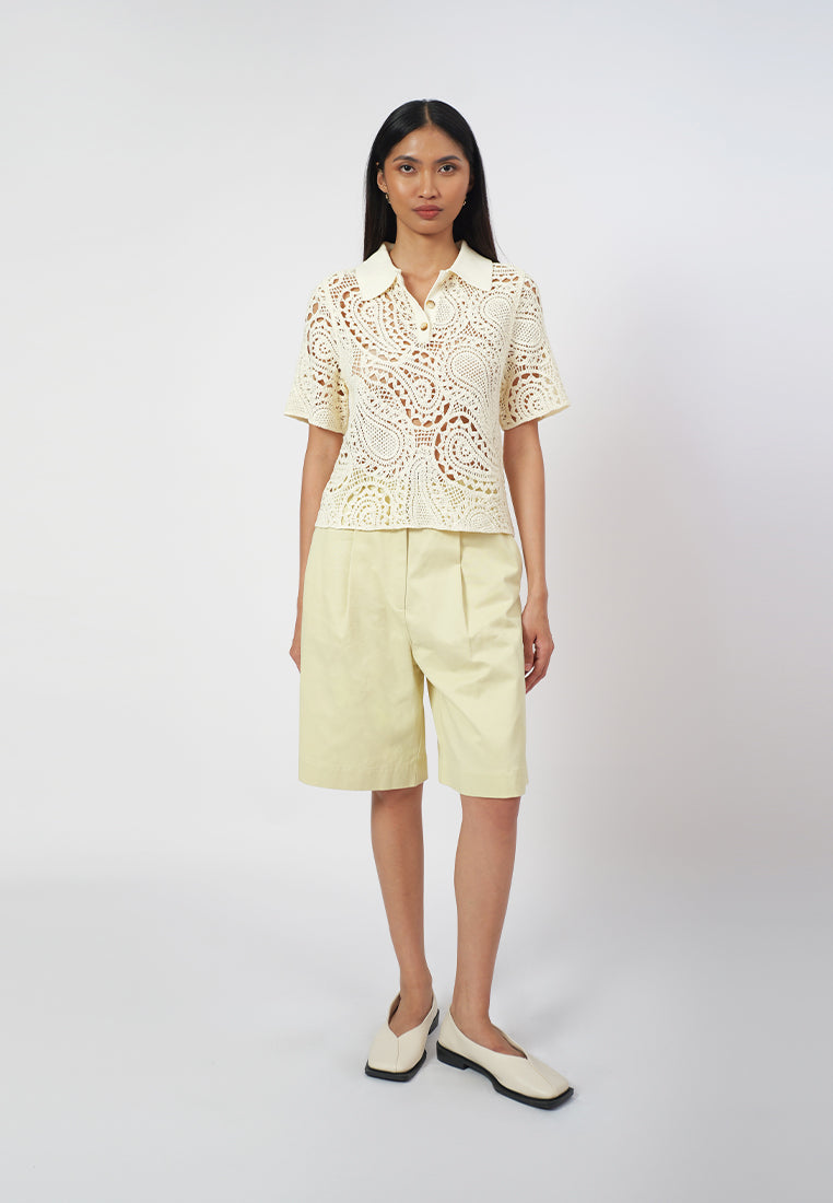 Raf George Shorts  (Butter)