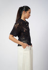 Raf Giana Short Sleeve Top (Black)