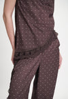 Giorgia Sleeveless Top (Printed Brown )