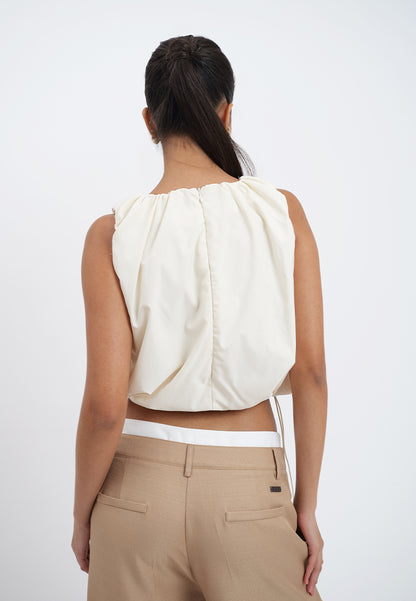 Raf Gio Sleeveless Top (Cream)