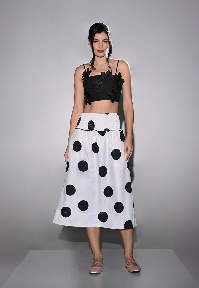 RAF Glastonbury Skirt (Wht/Blk)