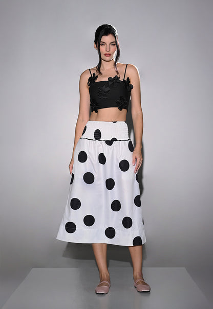 RAF Glastonbury Skirt (Wht/Blk)