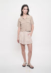 Graham Shorts  (Striped Brown)