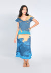Nobleza Griffith Extended Sleeve Top (Multi)