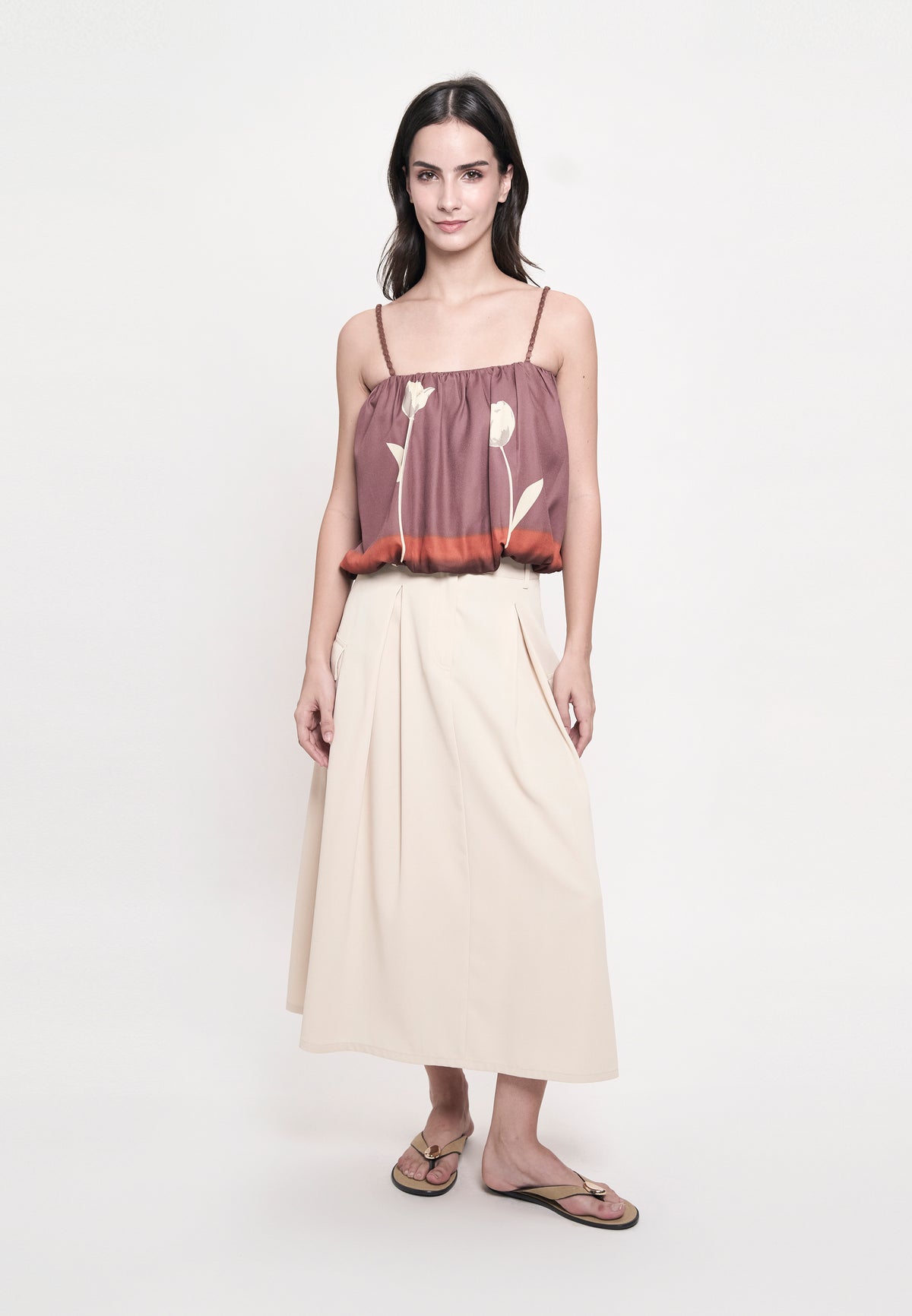 Grifyn Skirt  (Light Beige)