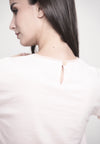 Gyselle Short Sleeve Shirt Top (Spot Print Pink)