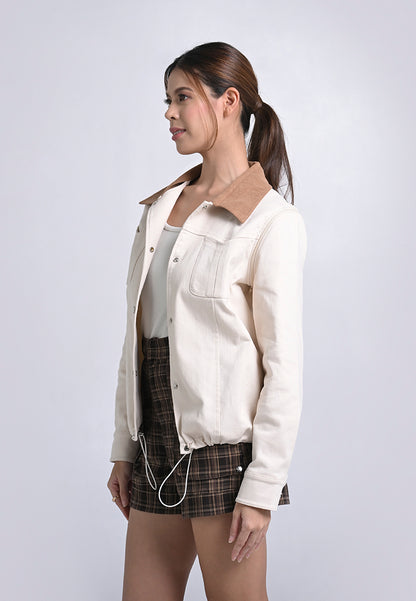 Archetype Travel Hampton Multi-Way Long Sleeve Jacket Top (Beige)