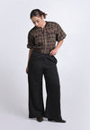 Archetype Travel Hanford Short Sleeve Top (Printed Brown)