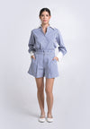 Archetype Travel Harkin Shorts (Striped Blue)