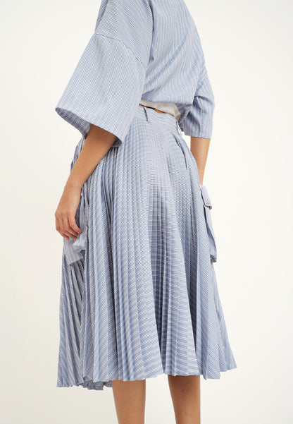 Raf Harlow Skirt (Blue/White)