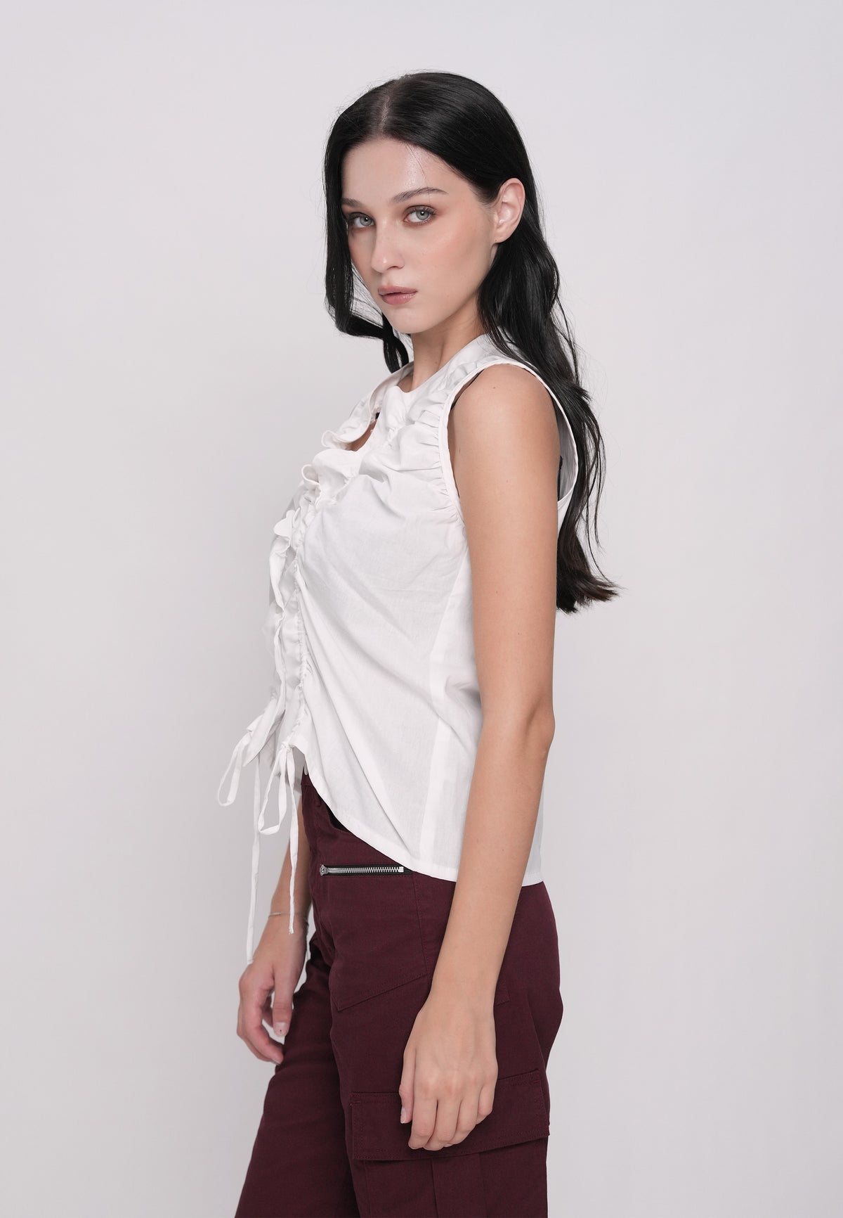 Havenn Sleeveless Top (Offwhite)