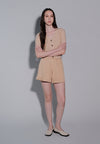 Holiday 2025 Icel Short Sleeve Top (Khaki)